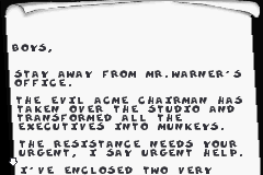 Looney Tunes: Back in Action back cover for GameBoy Advance
